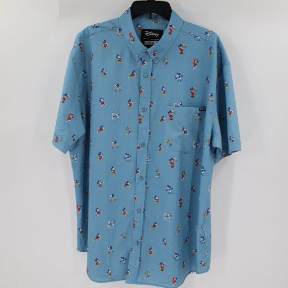 RSVLTS Shirt Mens 2XL Disney Spicy Mickey Mouse limited Short Sleeve Button Down - Picture 2 of 16